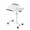 Beistelltisch mit Rollen, höhenverstellbarer Laptoptisch Produktbild-Vorschau 2