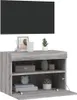 vidaXL TV-Wandschrank mit LED-Leuchten Grau Sonoma 60x30x40 Produktbild-Vorschau 7