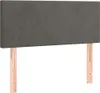 vidaXL Kopfteil Dunkelgrau 90x5x78/88 cm Samt -  Kopf- & Produktbild-Vorschau 3