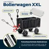 Bollerwagen All Black 205L | HxBxT 96x53x105cm | Traglast Produktbild-Vorschau 5