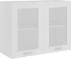 vidaXL Wisząca szklana szafka biała 80x31x60 cm materiał Podgląd zdjęcia produktu 1