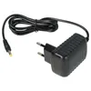 A black power adapter with a European plug and a yellow-tipped connector is shown against a white background. Produktbild-Vorschau