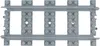 A single LEGO train track piece on a white background. Náhled obrázku produktu
