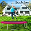 KIDUKU® Trampolína Okrajová ochrana Ružová Ø427 cm Ochrana Náhľad obrázku produktu 7