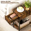 HOMCOM  Beistelltisch Couchtisch mit Schublade, Ablage für Produktbild-Vorschau 4