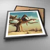 Gerahmtes Poster - Schwarzer Rahmen - Sitzen Elefant Baum - Produktbild-Vorschau 3