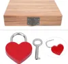 Srdce Lock 2 sady kovových barevných visacích zámků s Náhled obrázku produktu 6
