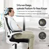 ALFORDSON Ergonomiczny fotel biurowy, samoregulacja lędźwi, Podgląd zdjęcia produktu 4