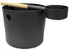 KOLO Sauna Kübel + Kelle Schwarz Produktbild-Vorschau 2