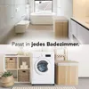Bambus Wäschekorb 3 Fächer, 150L Wäschesammler mit Deckel & Produktbild-Vorschau 6