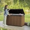 Keter Gartenbox Darwin Signature in natürlicher Holzoptik | Produktbild-Vorschau 5