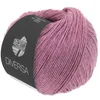 A ball of pink yarn with a dark label. Produktbild-Vorschau