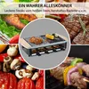 8-dielny raclette gril | stolný gril | kamenná doska | Náhľad obrázku produktu 4