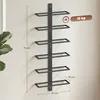 HOMCOM Weinregal Flaschenregal zur Wandmontage für 6 Produktbild-Vorschau 3