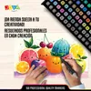 Joya Creative Twinmarkers Set 168 Stück - Alkoholmarker mit Produktbild-Vorschau 9
