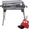 Mangal Iskander Schaschlikgrilll Set mit Grillrost Fächer Produktbild-Vorschau 1
