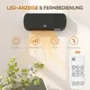 HOMCOM Nástěnný topný ventilátor, 2000 W, keramický Náhled obrázku produktu 5