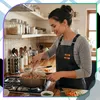 Küchenschürze, schützend, schwarz, aus , wasserdicht, Produktbild-Vorschau 2