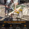 COSTWAY 2-pack kozlík, skladací kozlík do 600 kg, pracovné Náhľad obrázku produktu 2