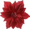 Weihnachtsstern Blume auf Clip 24cm rot Produktbild-Vorschau 1
