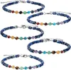 7 Chakren Stein Perlenarmband für Damen, Verstellbares Produktbild-Vorschau 3