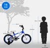 Bergsteiger Monaco 16 Zoll Kinderfahrrad, geeignet für 4, Produktbild-Vorschau 6