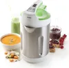 A soup maker is shown with accompanying food items like soup, jam, and a smoothie. Náhľad obrázku produktu