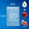 PACLAN sacchetti per congelatore con clip / sacchetti per Anteprima dell’immagine prodotto 3