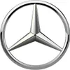 A close-up of the Mercedes-Benz logo. Náhled obrázku produktu