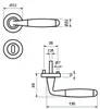 Alpertec BB-Rosettengarnitur Solid 8 Edelstahl silber rund Produktbild-Vorschau 4