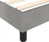 vidaXL Boxspring rám postele světle šedý 80x200 cm sametový Náhled obrázku produktu 6