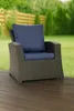 Gartenkissen fur polyratanen 4er set Sitzkissen 56x52x7, Produktbild-Vorschau 6
