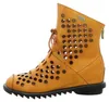 Laura Vita Damen Stiefelette aus Leder mit Lochmuster Produktbild-Vorschau 7