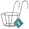 Vilde | Support de jardinière de balcon métal noir - Voir les images du produit 7