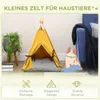 PawHut Tipi Zelt für Haustiere, Katzenzelt mit abnehmbar Produktbild-Vorschau 6