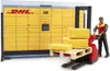 Bruder DHL Shop con carrello elevatore manuale 62251 Anteprima dell’immagine prodotto 8