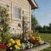 Relaxdays Rankhilfe, 2er Set, HBT 116 x 45 x 45 cm, Produktbild-Vorschau 2