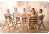 Hochstuhl aus Holz für Kinder, verstellbar, abnehmbares Produktbild-Vorschau 9