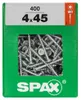 400 Stück SPAX Senkkopf-Torx-Stahlschrauben, Durchm.4 mm x Produktbild-Vorschau 3