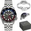 A collage of images showing a watch from different angles, its bracelet, and its box. Produktbild-Vorschau