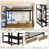 Abrihome Lit superposé 90 x 200 cm avec barrière de Voir les images du produit 6
