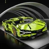Technic Motorsport Rennwagen Modellbausatz Spielzeug Produktbild-Vorschau 2