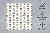 MuchoWow® Mauspad Mousepad Haus - Muster - Farben 20x20 cm Produktbild-Vorschau 2