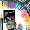 Acrylstifte, 26 Farben Marker Stifte, Doppelspitzen Stifte Produktbild-Vorschau 3