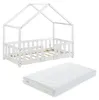 Babybed 'Treviolo' met matras en valbeveiliging, 70x140 cm, Productafbeelding-voorbeeld 2