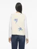 Vila (97) VIADA EMBROIDERY TEDDY VEST, Birch/EMBROIDERY Produktbild-Vorschau 3