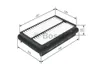 Bosch Luftfilter  F 026 400 090 Produktbild-Vorschau 10