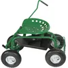 Gartenhocker Rollsitz Gartensitz Fahrbarer Gartenrollsitz Produktbild-Vorschau 2