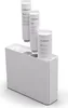 A white water filter system with three filter cartridges on top, set against a white background. Produktbild-Vorschau