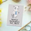 Mr. & Mrs. Panda Postkarte Panda Bester Halbonkel der Welt Produktbild-Vorschau 2